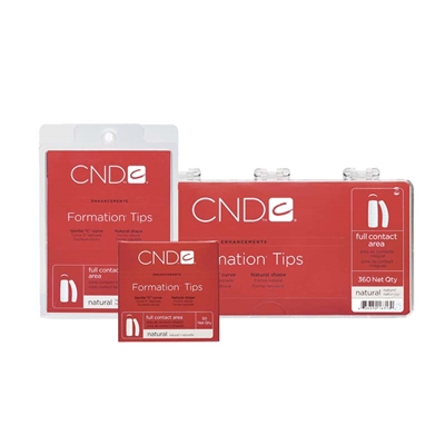 CND - Formation Tips - Natural #4 - 50/pack
