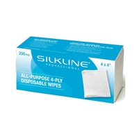 Silkline - All Purpose Disposable Wipes - 4x4