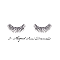 Luxe - Synthetic Lashes - V Shap Semi Dramatic - 3 Pairs