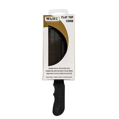 Wahl - (53201) Barber Flat Top Comb - Black
