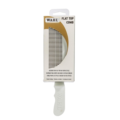 Wahl - (53202) Barber Flat Top Comb - White