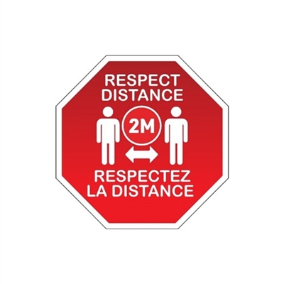 BaBylissPRO - Floor Signage - Respect Distance
