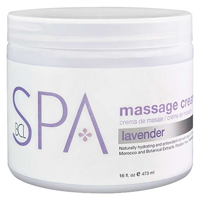 BCL Spa - Lavender Mint Massage Cream - 16oz