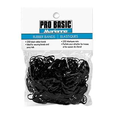 Marianna - Rubber Bands - Black 10477 - 250/bag