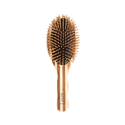 Bass - Extra Large Bamboo Pin Cushion Brush - Oval