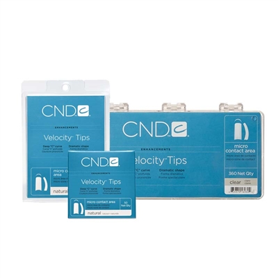 CND - Velocity Tips - Natural - 360/pack