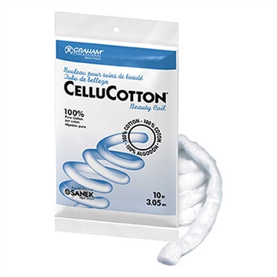 Graham Beauty - CelluCotton Coils - Pure - 10'/bag