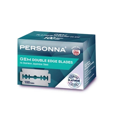 Personna - Gem Platinum Double Edge Razor Blades - 100/pk