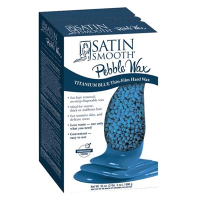 Satin Smooth - Pebble Wax Titanium Blue - 35oz