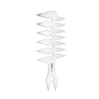 BaBylissPRO - Wide Tooth Styling Comb - Silver