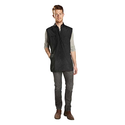 LePro - One-Size Unisex Zippered Vest With Mesh Back - Black