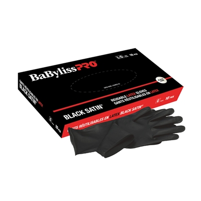 Babyliss Pro - Reusable Latex Gloves - Medium - Box of 10