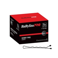 Babyliss Pro - 2 Crimped Bobby Pin - Black - 1/2 lb
