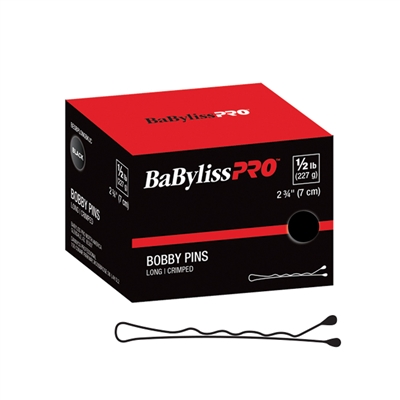 Babyliss Pro - 2 Crimped Bobby Pin -  Black  - 1lb