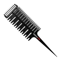 BaBylissPRO - Color Comb with Plastic Pintail Black