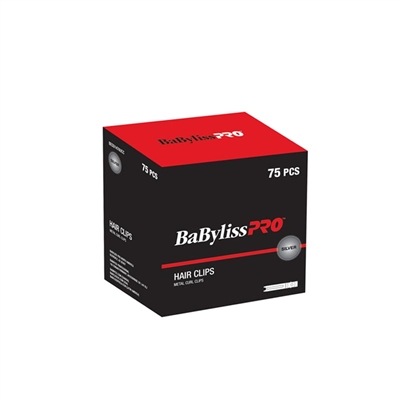 BaBylissPRO - Metal Curl Clips - Double Prong - 75/box