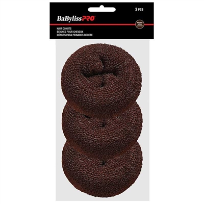 BaBylissPRO - Hair Donuts - Brown 3pk