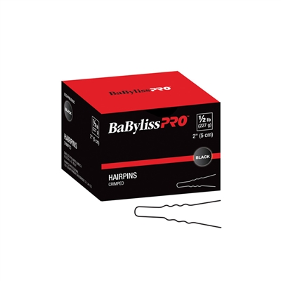 Babyliss Pro - 2 Crimped Hair Pin - Black - 1/2lb