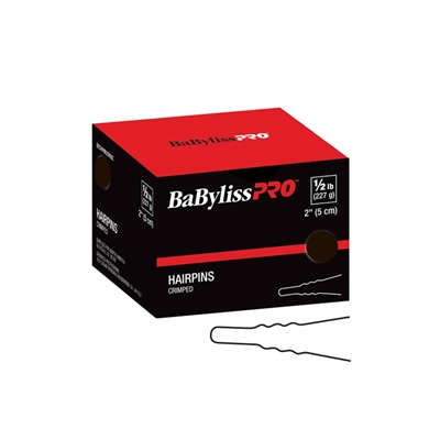 BaBylissPRO - 2 Crimped Hair Pin - Brown - 1/2lb