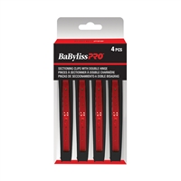 BaBylissPRO - Double Hinge Hair Clips - 4/box