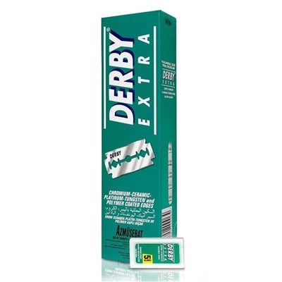 Derby - (200064) Double Edge Blades - 100/ctn - Green