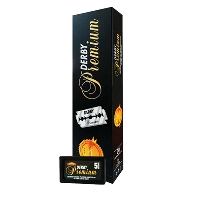 Derby - (300160) Double Edge Razor Blades - 100/ctn - Black
