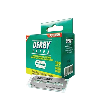 Derby - (00109) Single Edge Blades - 100/ctn - Green