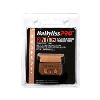 BaBylissPRO - Rose Gold Titanium Deep Tooth Blade for FX787