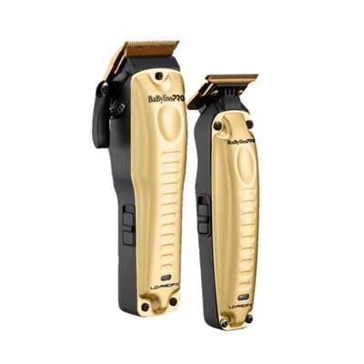 BaBylissPRO - LO-PROFX Clipper and Trimmer Set - Gold