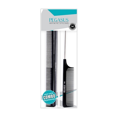 Pegasus - Hard Rubber Comb Combo
