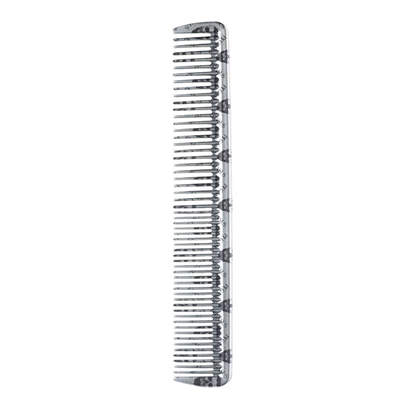 Pegasus - Skelleto Silver Hard Rubber Cutting Comb - 7.3in