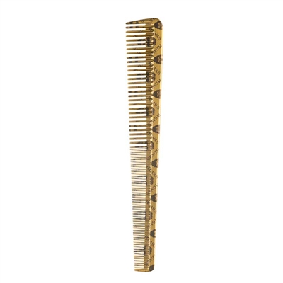 Pegasus - Skelleto Gold Hard Rubber Barber Comb - 7.3in