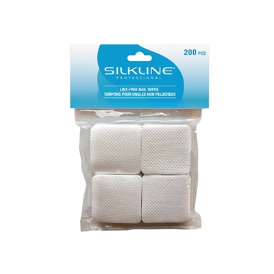 Silkline - Lint-Free Nail Wipes 2x2 - 200/bag