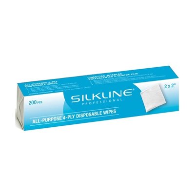 Silkline - All Purpose Disposable Wipes - 2x2