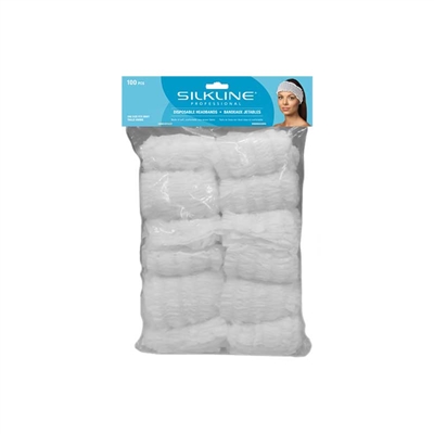 Silkline - Disposable Headbands - 100/Bag