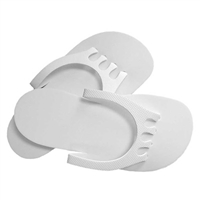 Dannyco - Foam Slippers with Non Skid Soles - White