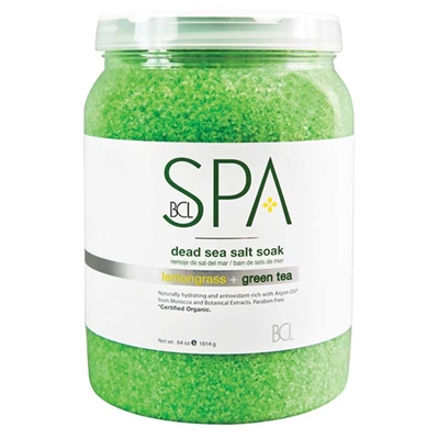 BCL Spa - Lemongrass Green Tea Salt Soak - 64oz
