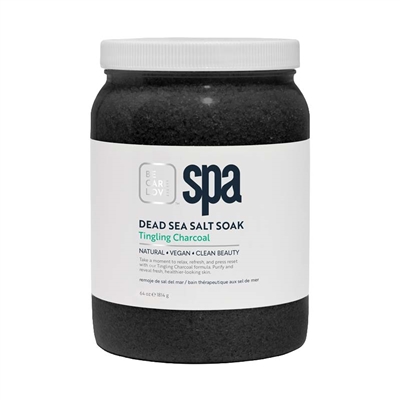 BCL Spa - Tingling Charcoal Dead Sea Salt Soak  - 64oz