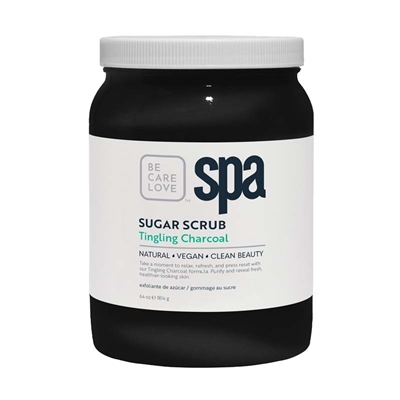 BCL Spa - Tingling Charcoal Sugar Scrub  - 64oz