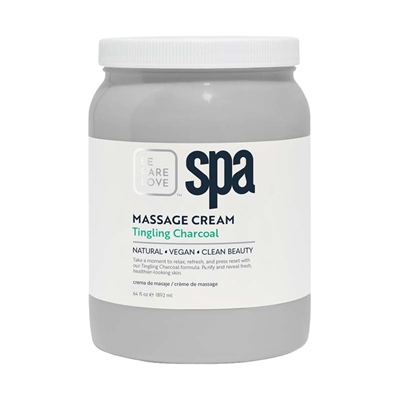 BCL Spa - Tingling Charcoal Massage Cream  - 64oz