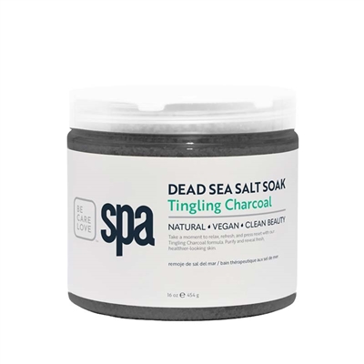 BCL Spa - Tingling Charcoal Dead Sea Salt Soak  - 16oz