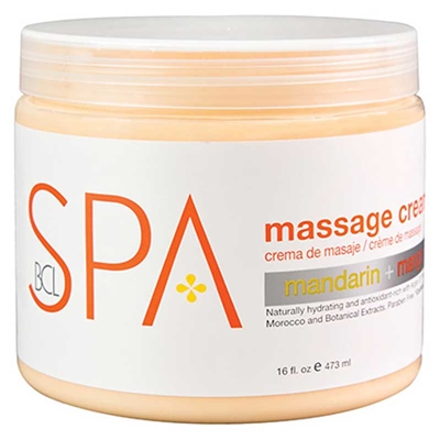 BCL Spa - Mandarin Mango Massage Cream - 16oz