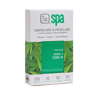 BCL Spa - Tingling Mint CBD Packet Box
