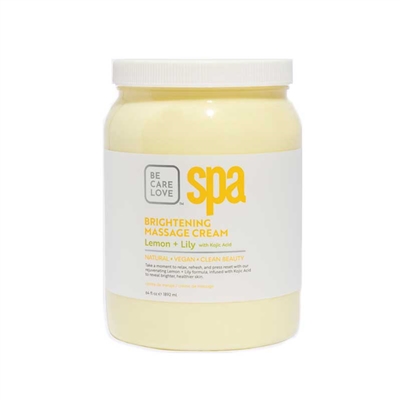 BCL Spa - Lemon Lily Massage Cream - 64oz