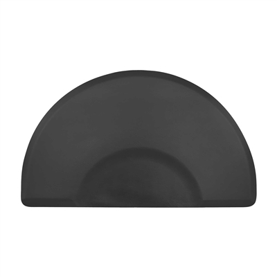 Smart Step - Elite Half Round Black Mat - 3x5
