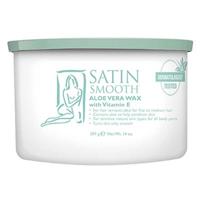 Satin Smooth - Aloe Vera Cream Wax - 14oz
