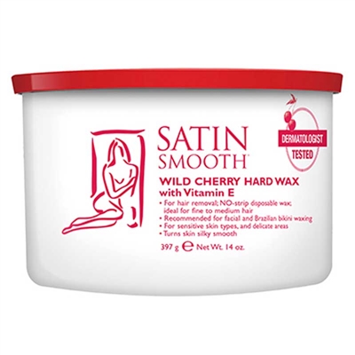 Satin Smooth - Wild Cherry Hard Wax - 14oz