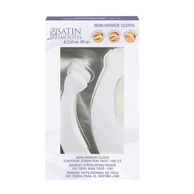 Satin Smooth - EZGrip Face Epilating Strips - 100/box