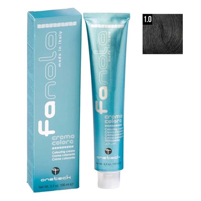 Fanola - 1.0 Natural Black - 100ml