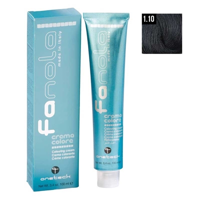 Fanola - 1.10 Ash Blue Black - 100ml